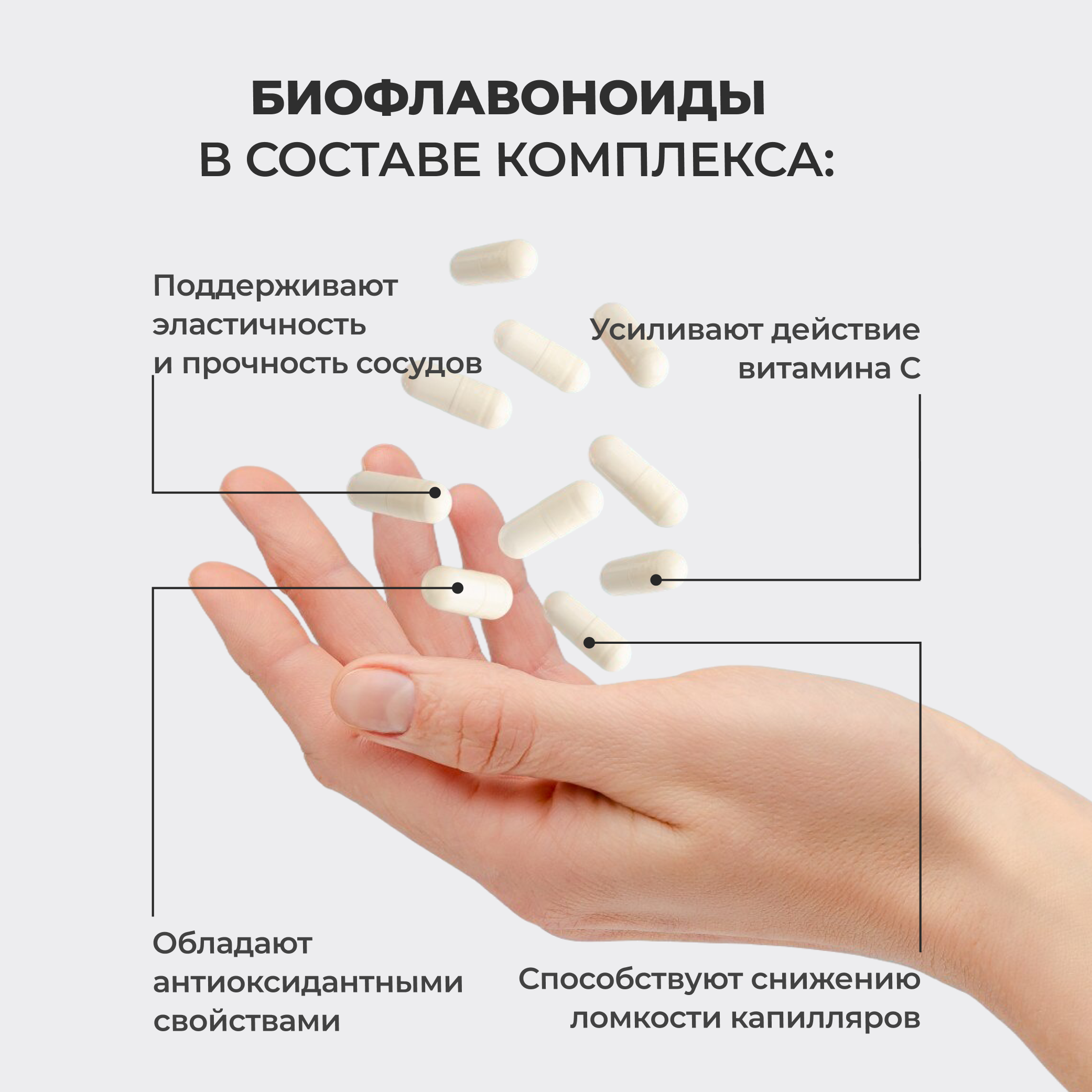 Витаминный комплекс LeafToGo Витамин С с биофлавоноидами 900 мг для иммунитета - фото 3