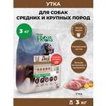 Сухой корм Frais Duck Plus для собак средних и крупных пород