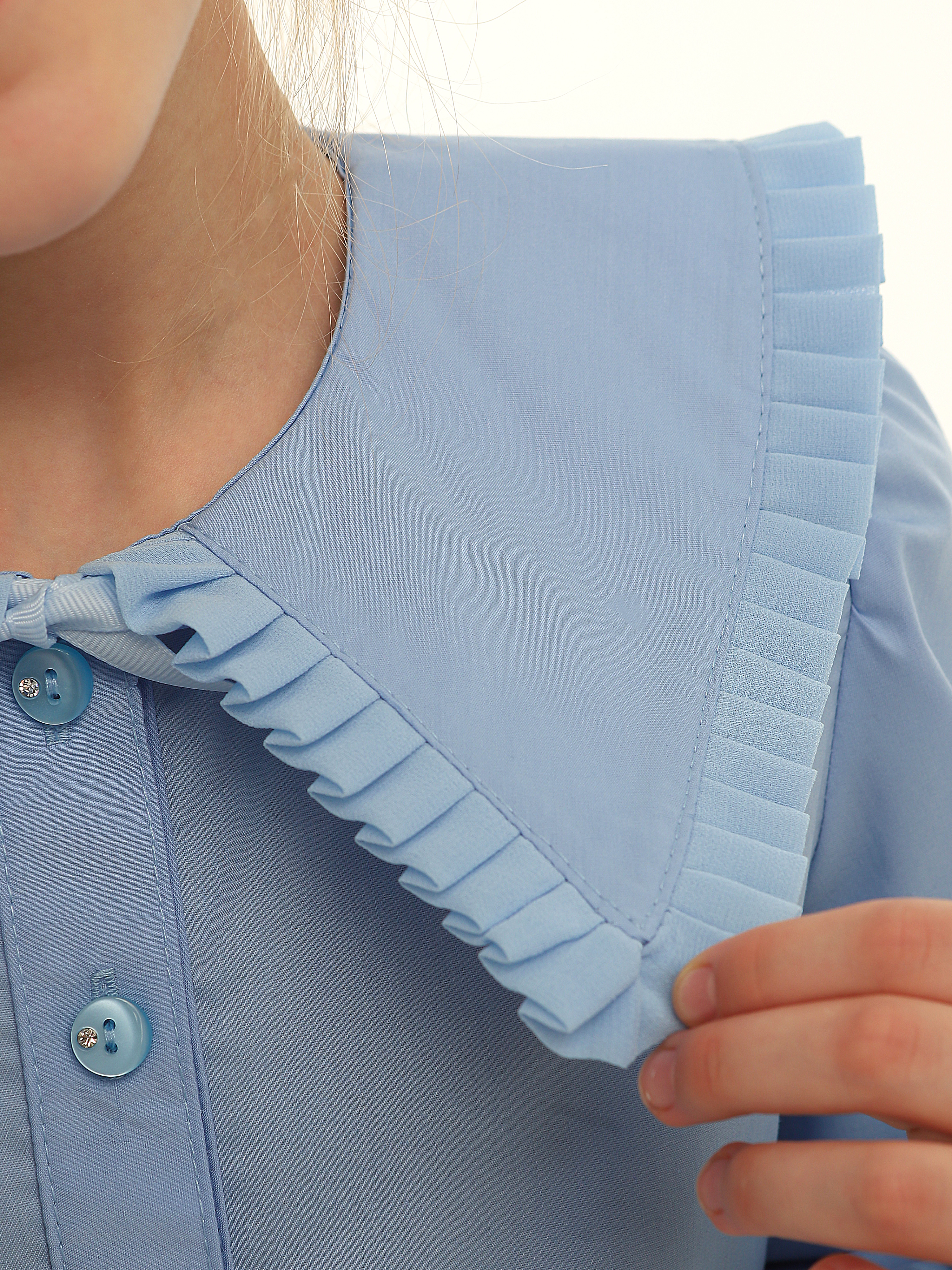 Блузка СИНЯЯ МОДА W1503A-G39 - фото 14