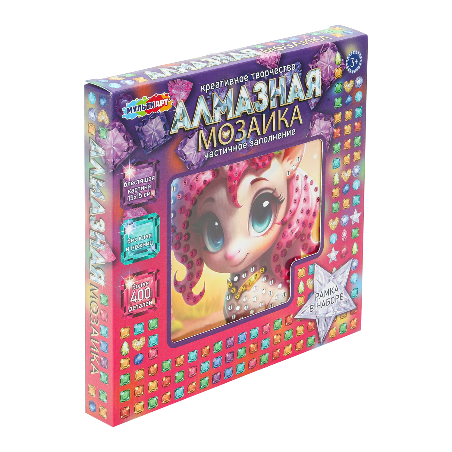 Алмазная мозаика Multiart Единорожка - фото 11