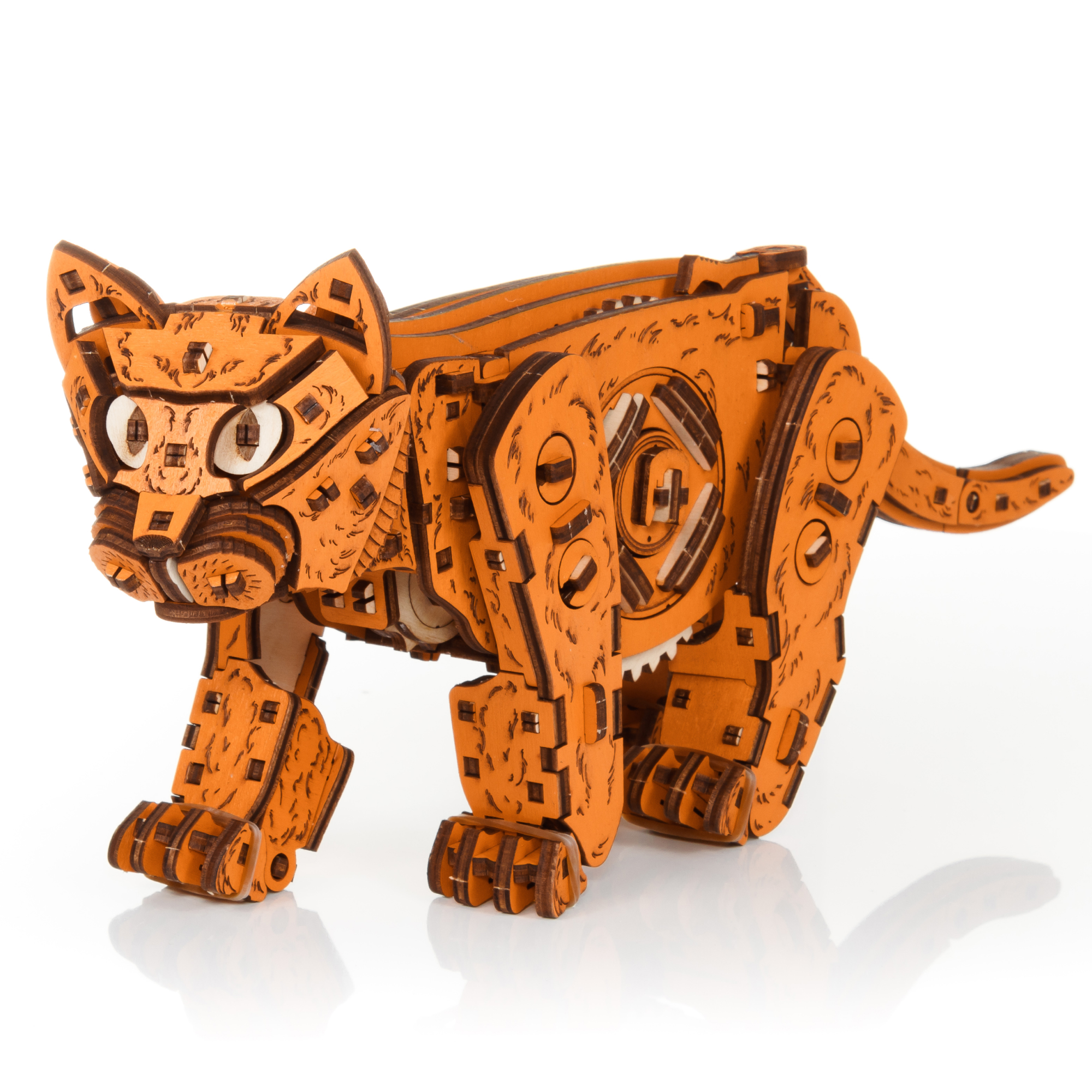 Конструктор Eco Wood Art Котенок деревянный 236 дет. - фото 8