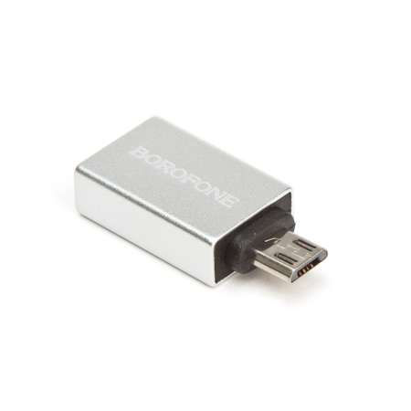 OTG адаптер Borofone BV2 USB-A/microUSB