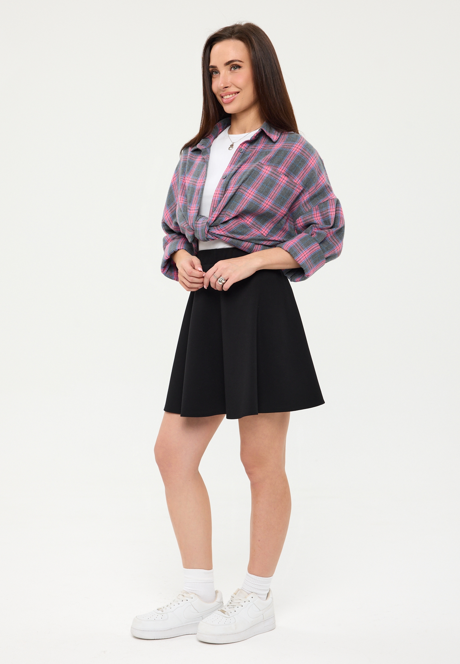 Юбка Stylish AMADEO AWS-5006-черный - фото 9