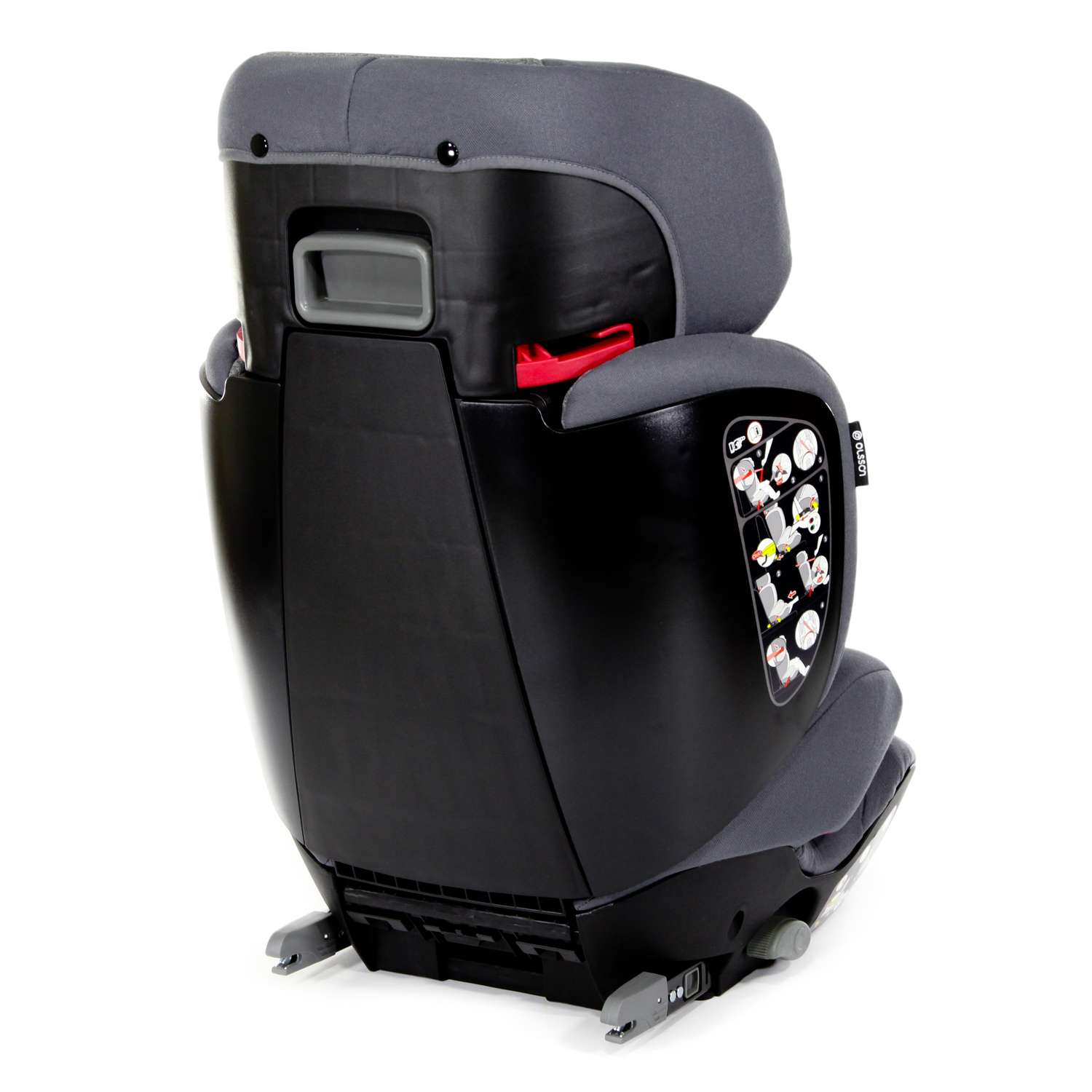 Автокресло Olsson Aurora Fix Grey Isofix 2/3 (15-36 кг) - фото 9