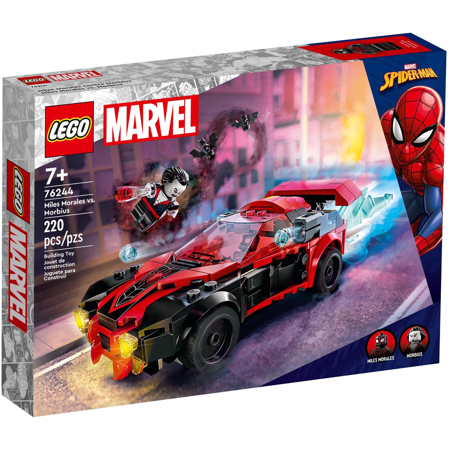 Конструктор LEGO Marvel Super Heroes Miles Morales vs Morbius - фото 1