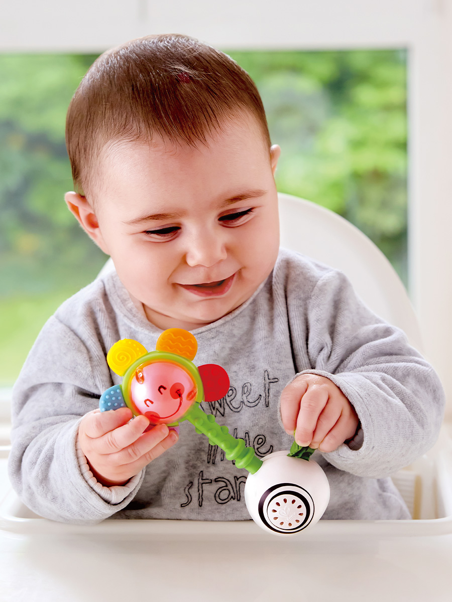 Игрушка Hape погремушка Погремушка светящийся цветок - фото 3