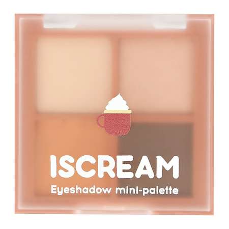 Палетка теней ISCREAM Desserts (cappuccino) тон 01-04