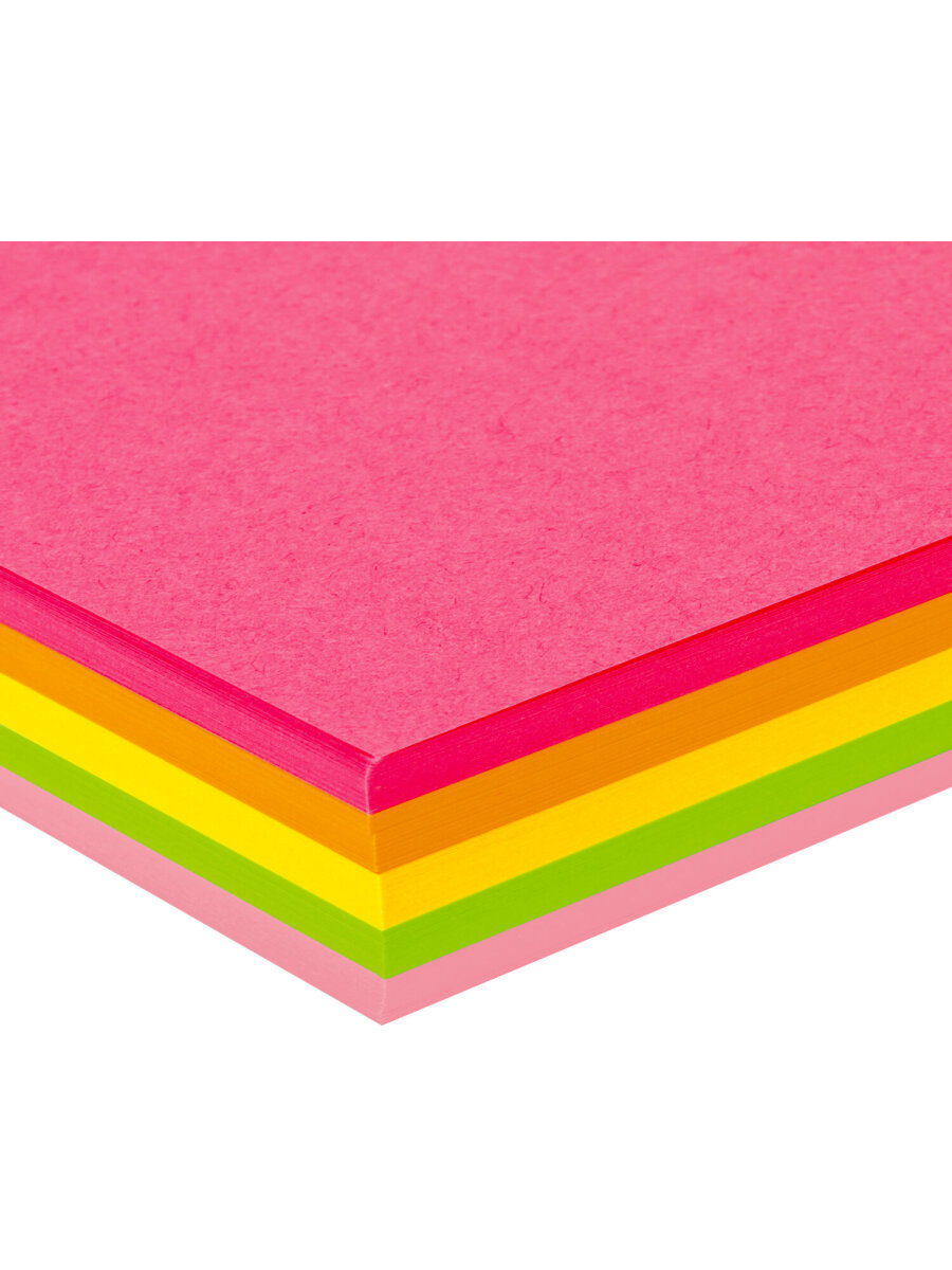 Цветная бумага Brauberg для принтера и школы А4 набор 100 листов 5 цветов - фото 6