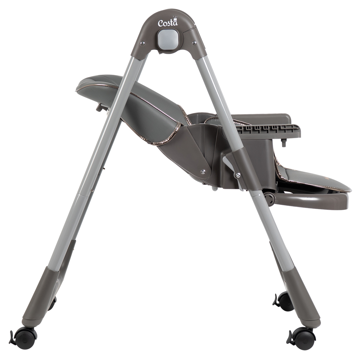 Стульчик для кормления Costa Adelia серый - фото 12