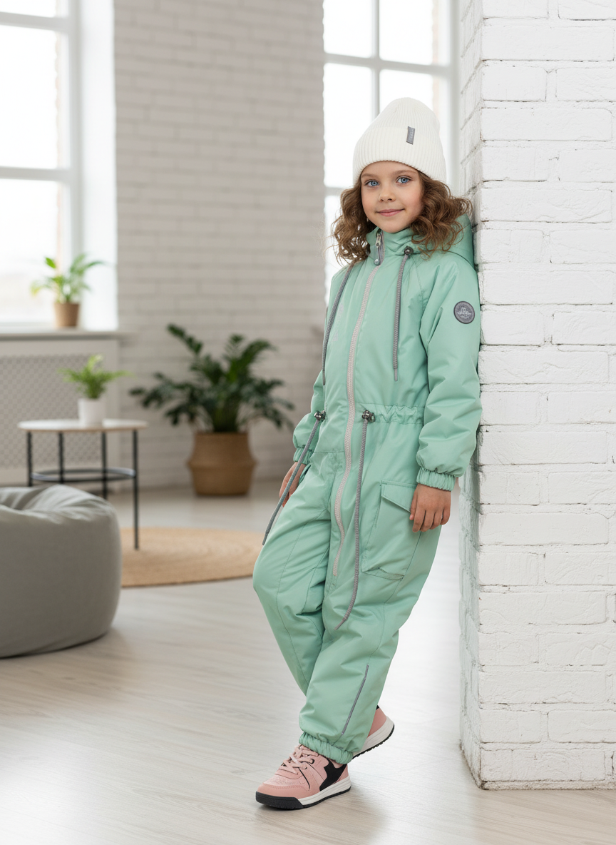 Изображение товара Демисезонный комбинезон Arctic kids 110 для девочки мембранный утепленный