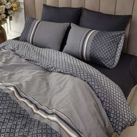 Комплект постельного белья SORRENTO DELUXE Боско евро 4 наволочки рис.4185-1+4185а-1