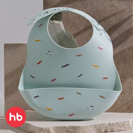 Нагрудник Happy Baby пластик