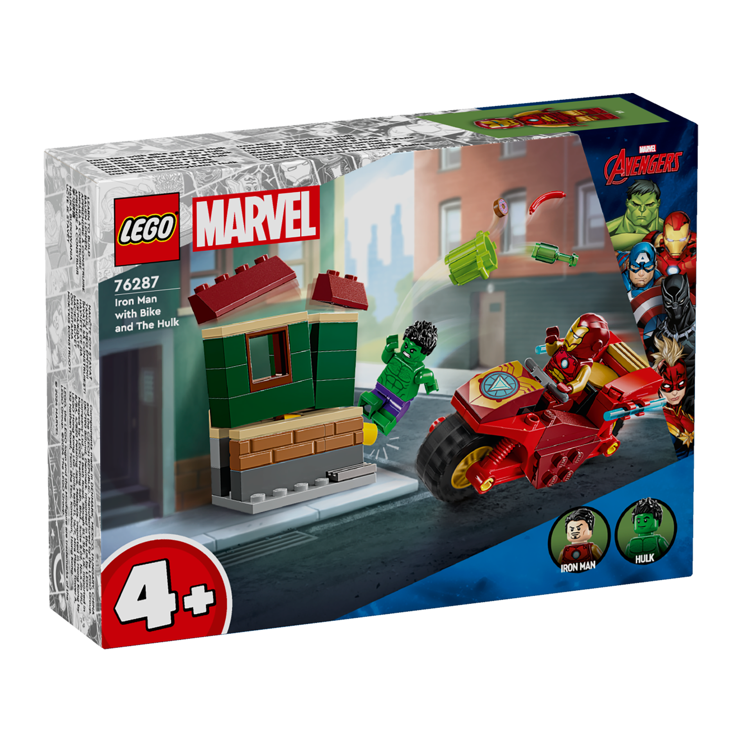 Конструктор LEGO Marvel Super Heroes Железный человек и Халк - фото 2