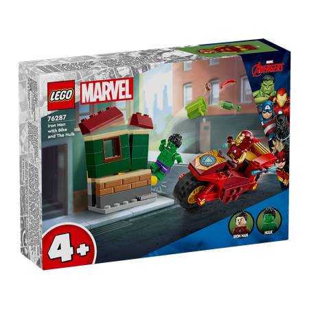 Конструктор LEGO Marvel Super Heroes Железный человек и Халк блочный