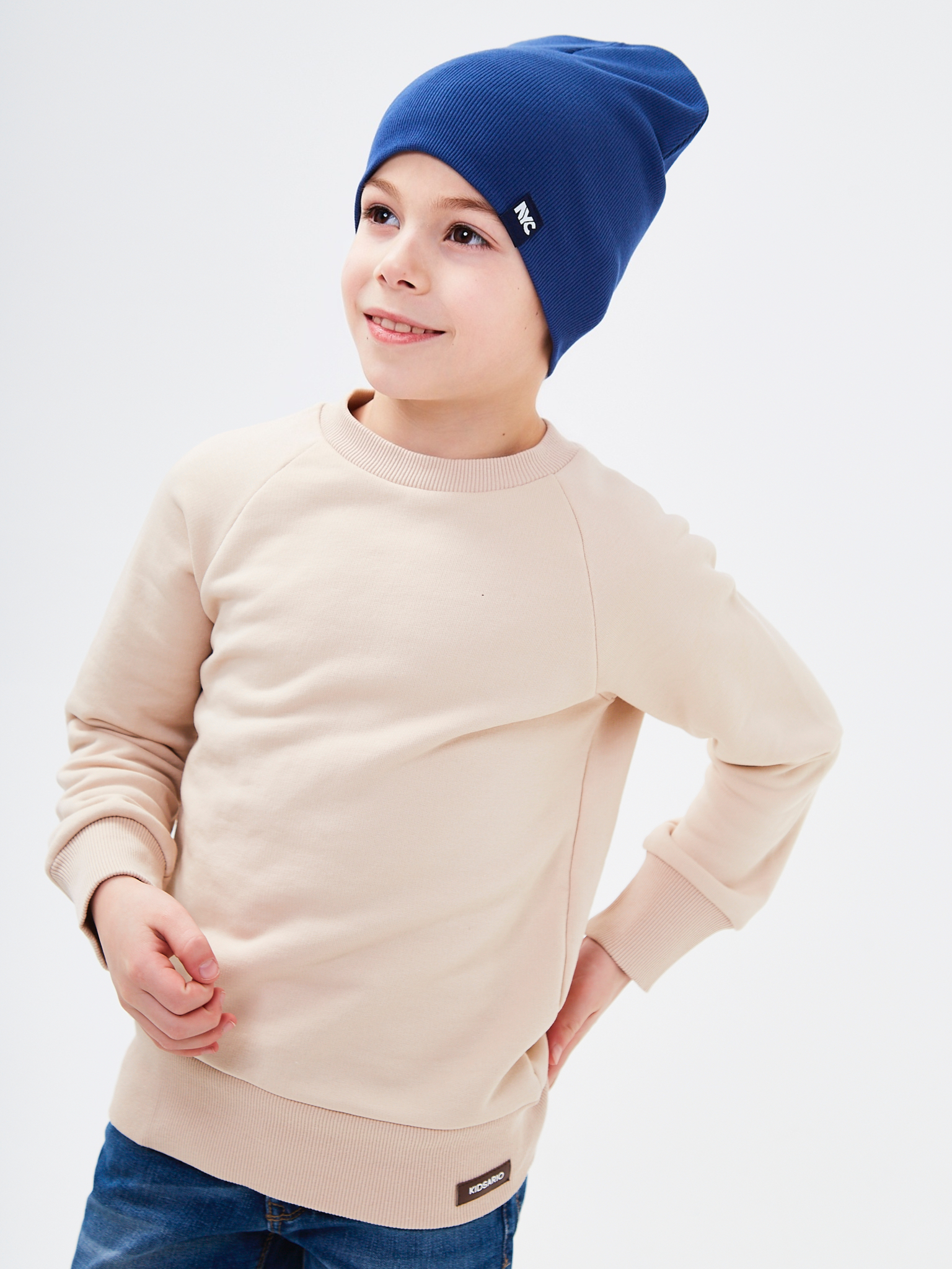 Шапка NYCkids NYC-H-039-KashB-blue - фото 8