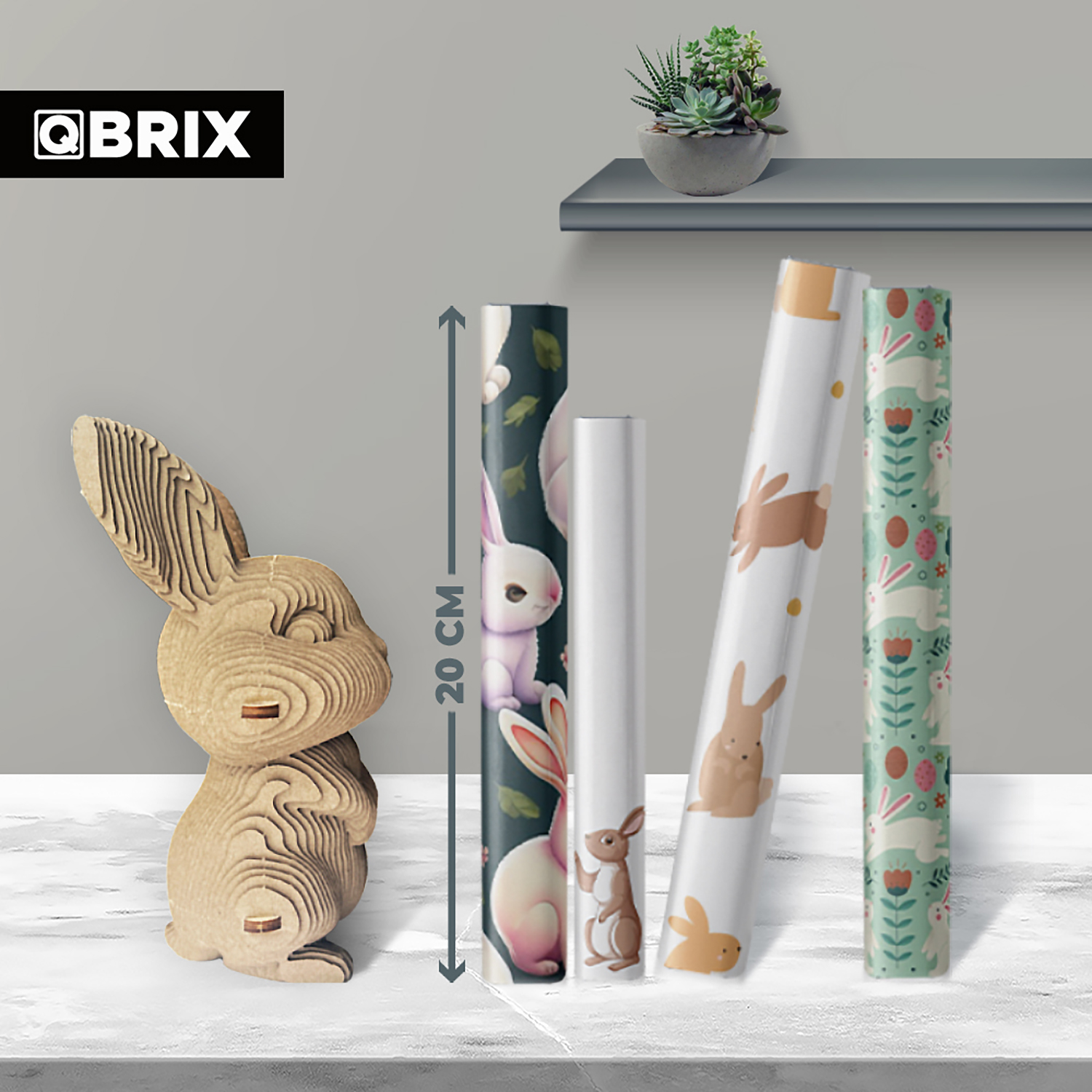 Пазл QBRIX Ушастая парочка 3D - фото 7