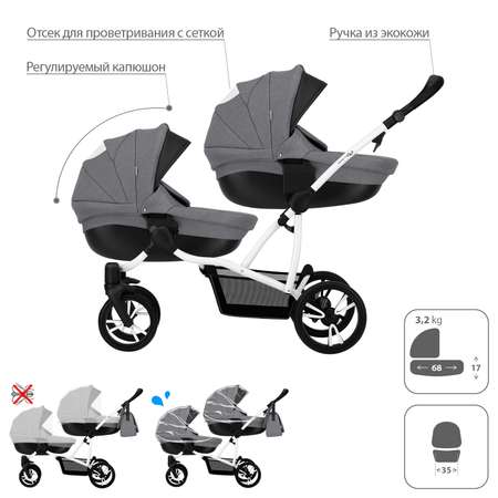 Коляска 2 в 1 Bebetto Comfort
