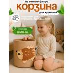 Корзина OL-MY Корзина для игрушек ежик 35х32