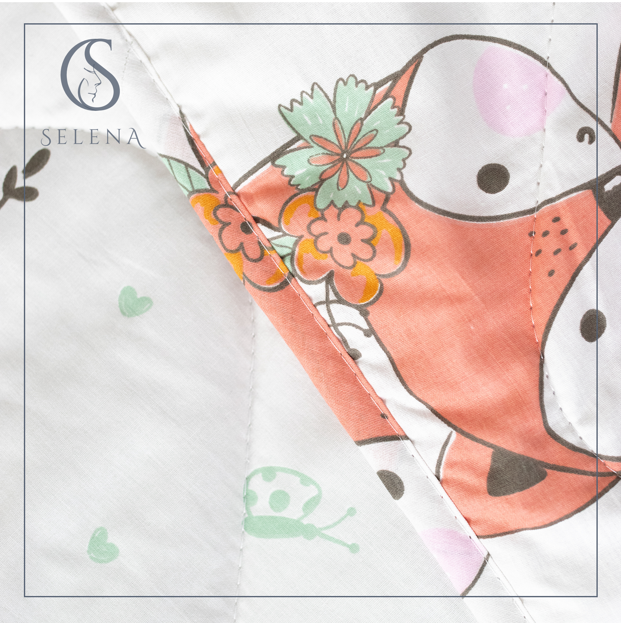 Одеяло SELENA Кэт 140 x 205 см хлопок - фото 6