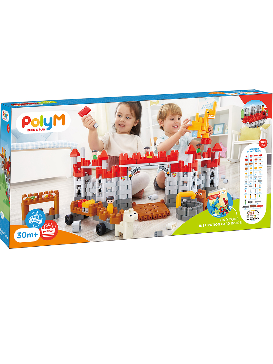 Конструктор Hape Средневековый замок 310 дет. - фото 14