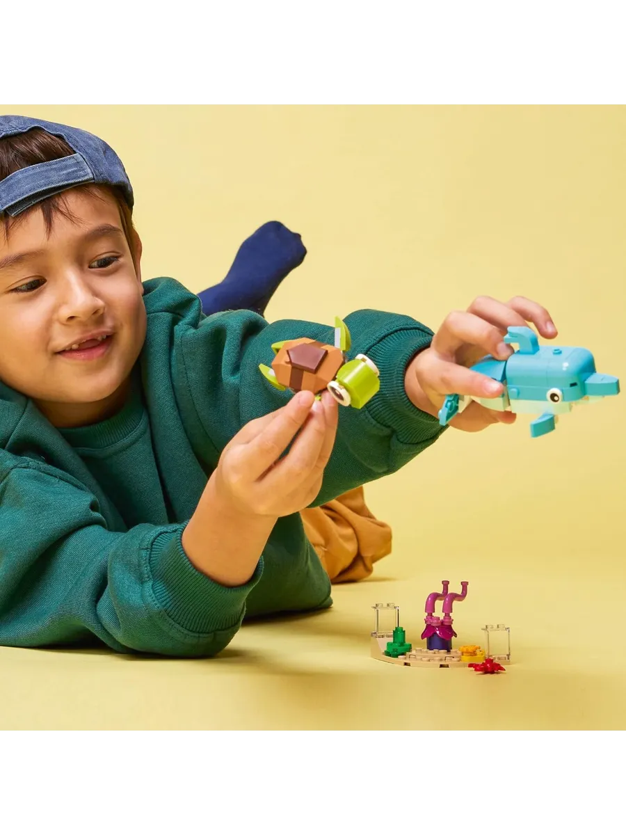 Конструктор LEGO Creator Дельфин и черепаха 137 дет. - фото 6