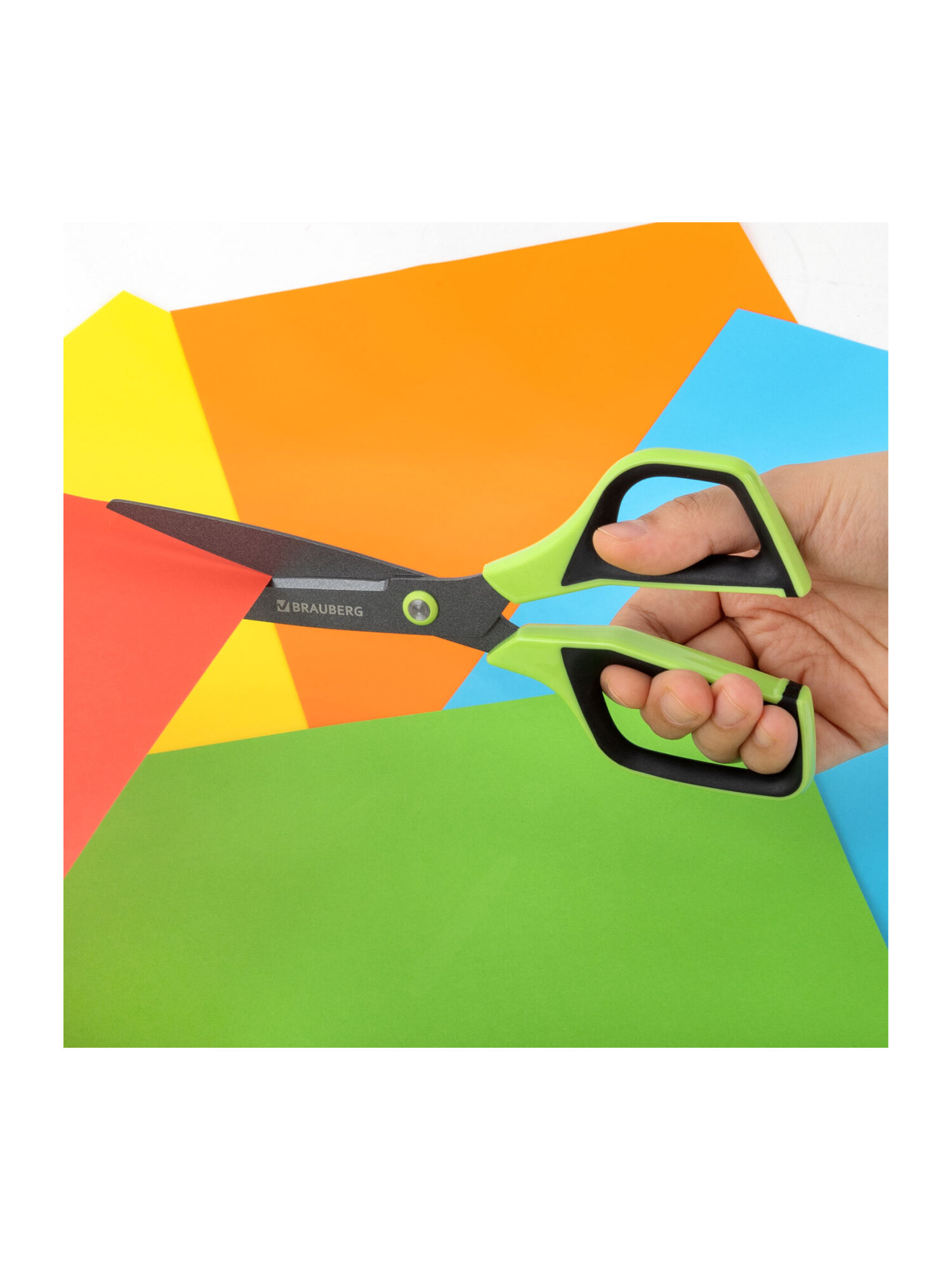 Ножницы канцелярские Brauberg - фото 10