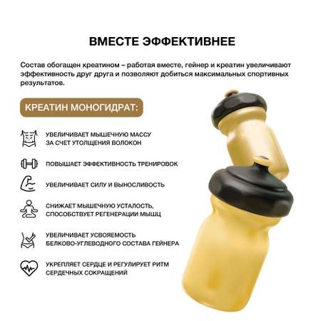 Гейнер протеин Иван-поле Ванильное мороженое MASS GAINER TobePRO 1.5 кг