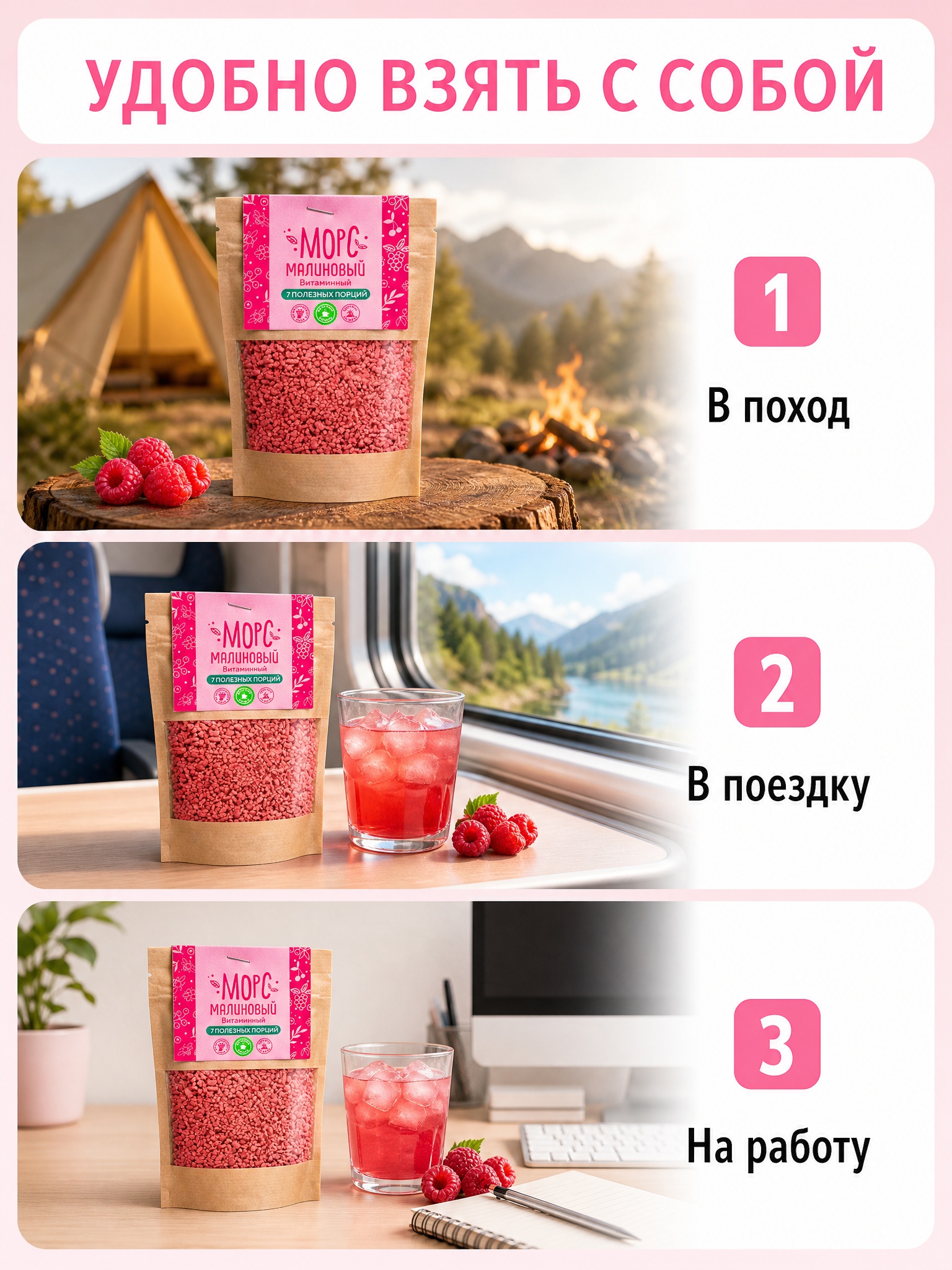 Морс с натуральным соком АРСАНИЯ витаминизированный - фото 3