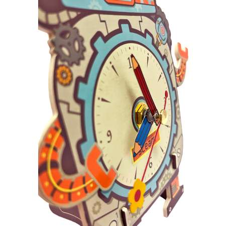 Конструктор SHARKTOYS Часы деревянный