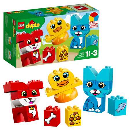 Конструктор LEGO DUPLO Мои первые домашние животные блочный