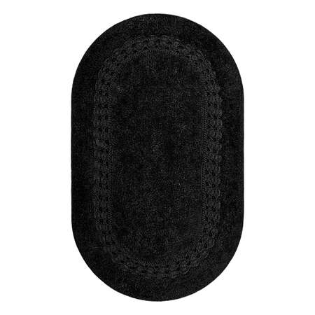 Коврик для ванной DeNASTIA 60x100 хлопок черный M111292