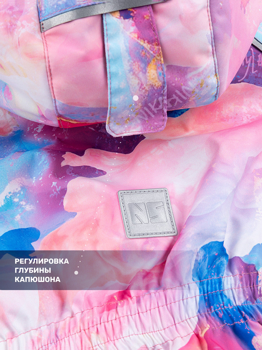 Комбинезон NIKASTYLE 8з0824 розовый/серый - фото 10