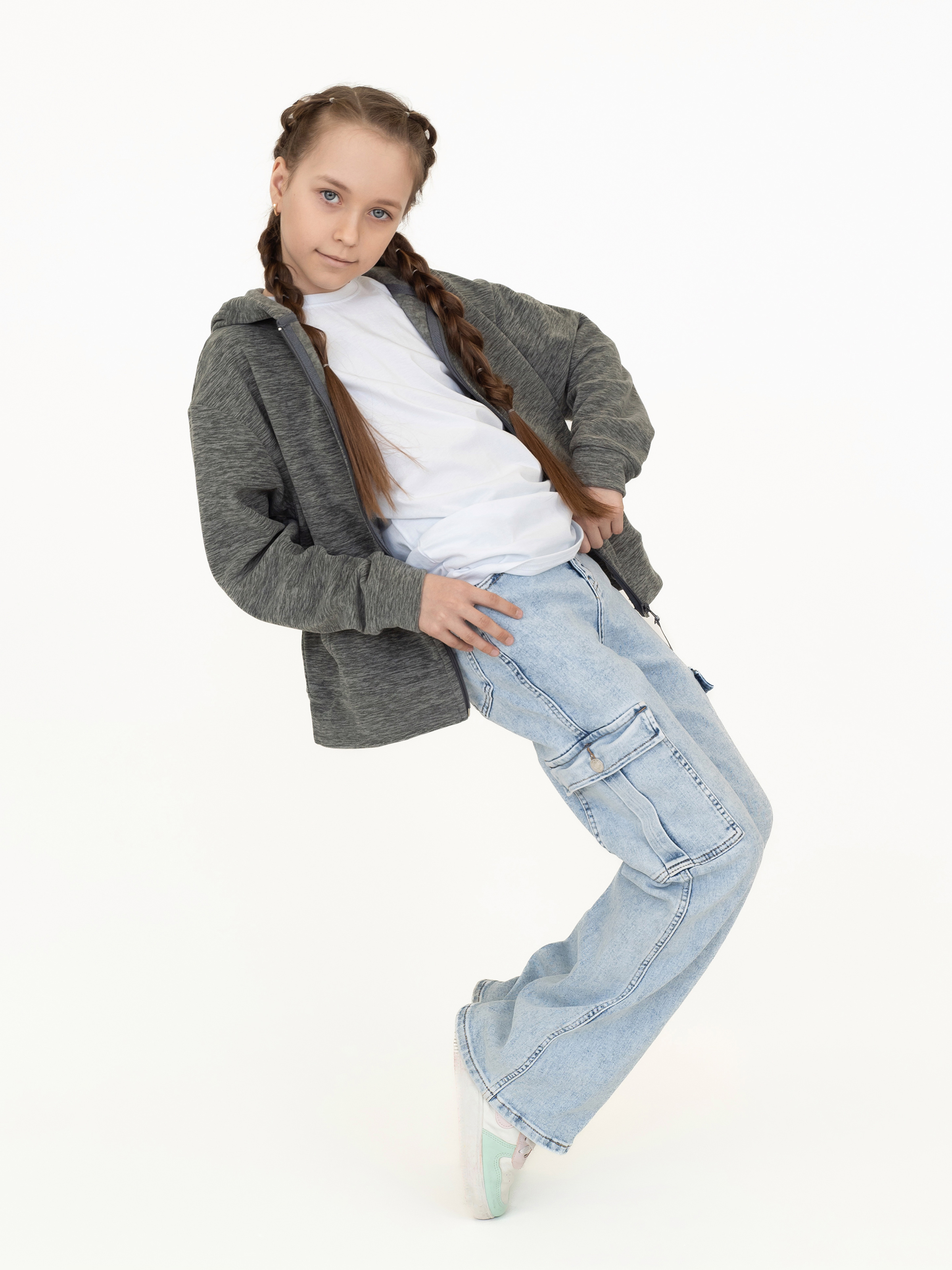 Толстовка Утенок 601кт серый - фото 22