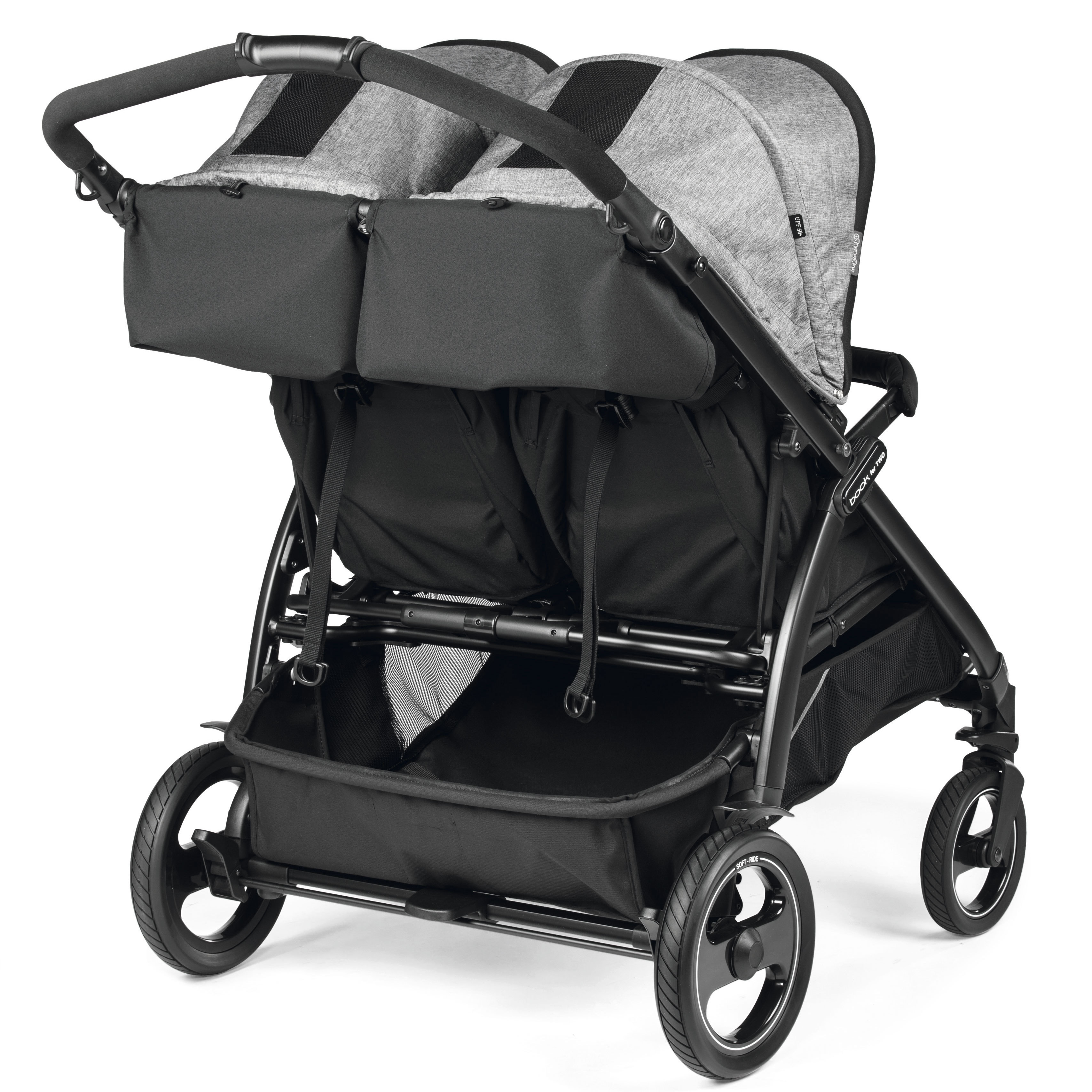 Коляска прогулочная для двойни Peg-Perego Book For Two Cinder - фото 3