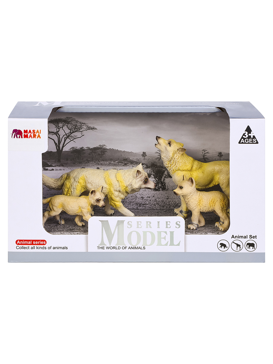 Игровой набор Masai Mara Семья полярных волков - фото 11