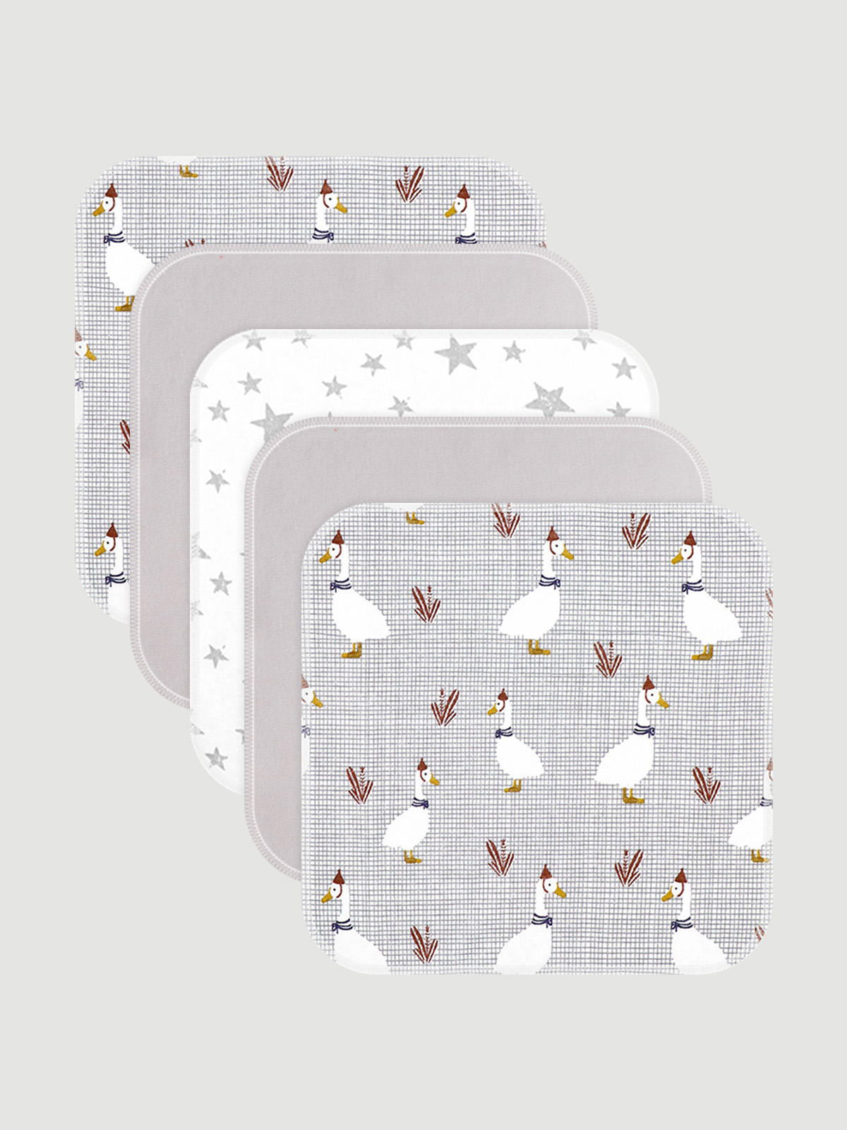 Нагрудник Mjolk текстиль 5 шт. - фото 2