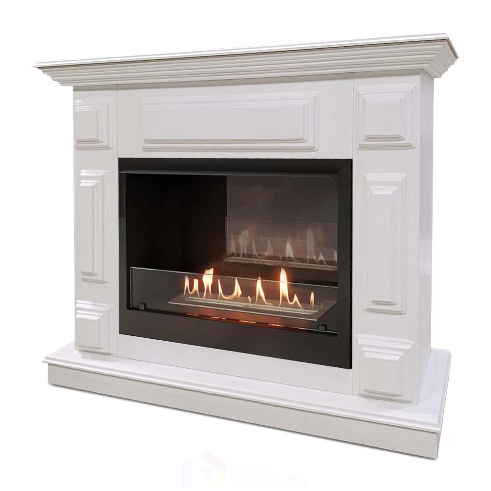 Каминокомплект Хорошие Камины Юпитер с очагом Firelight BFP/P-2520 белый - фото 2