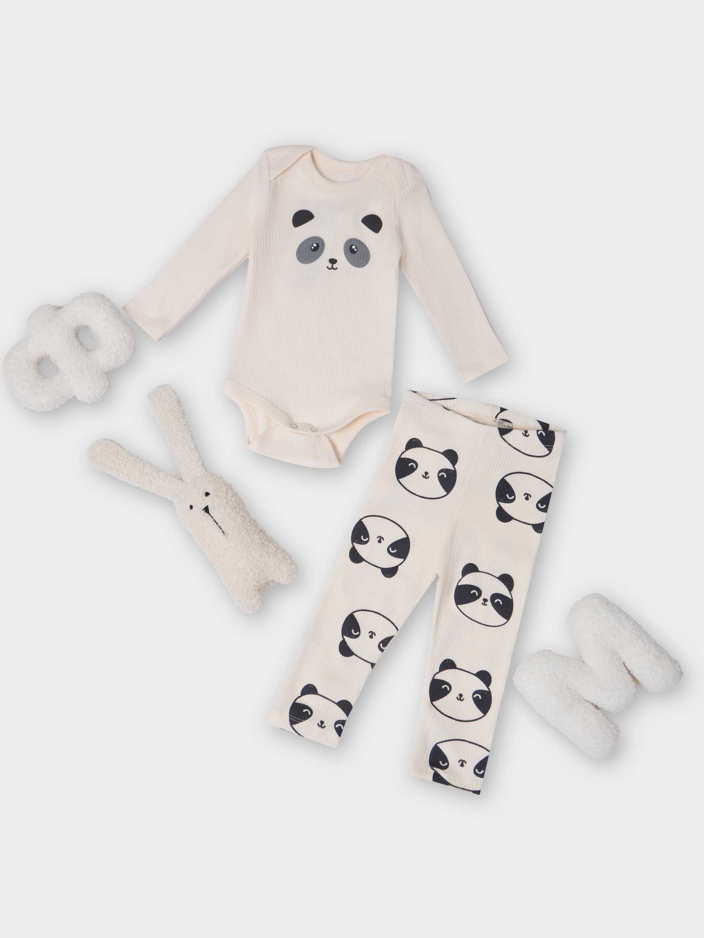 Комплект Mark Formelle (Марк Формэль) 89406/молочный +панды на молочном - фото 1