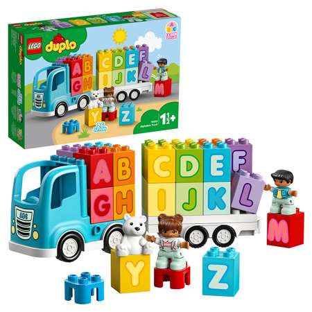 Конструктор LEGO DUPLO Грузовик Алфавит блочный
