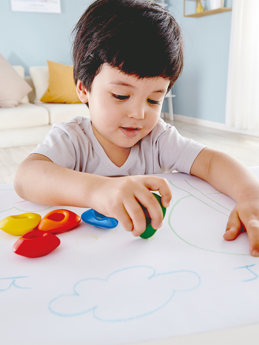 Восковые мелки Hape 5 шт. - фото 3