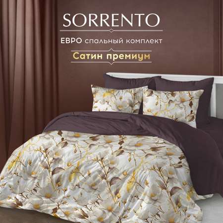 Комплект постельного белья SORRENTO DELUXE евро 4 наволочки Витиано