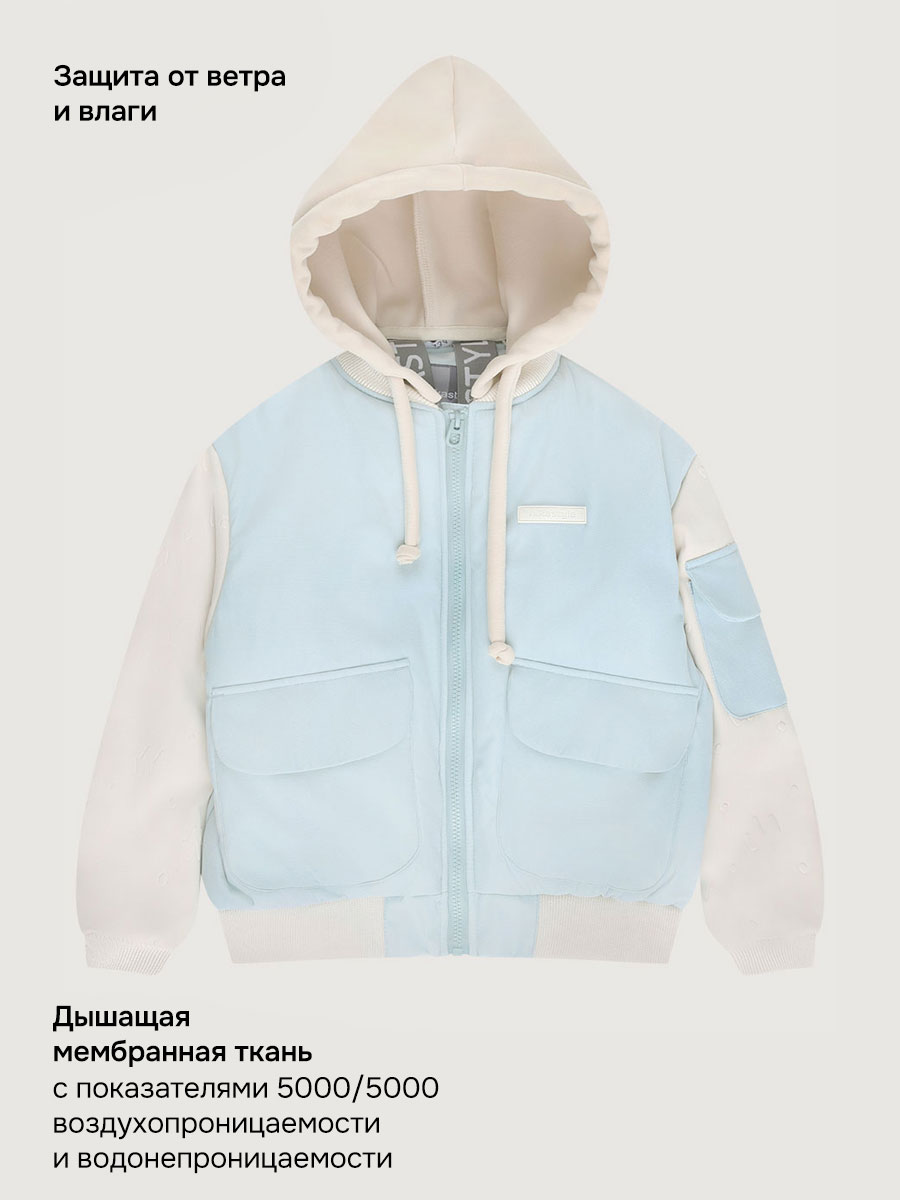 Куртка NIKASTYLE 4м5626 мята/кешью - фото 3