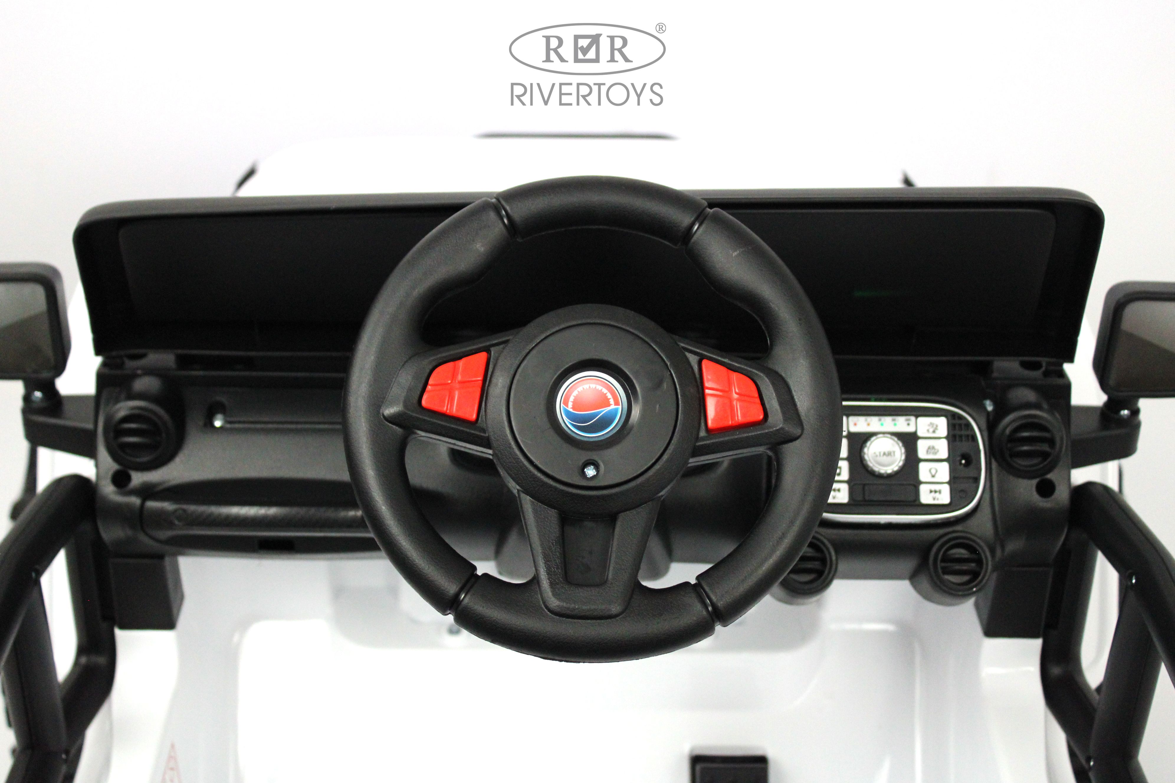 Электромобиль RIVERTOYS T222TT-4WD-WHITE С пультом ДУ - фото 16