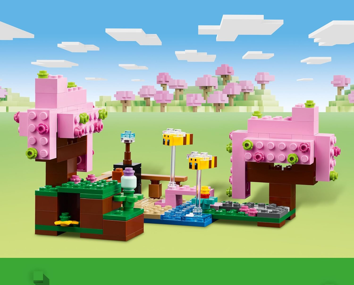 Конструктор LEGO Minecraft Вишневый цветущий сад - фото 10