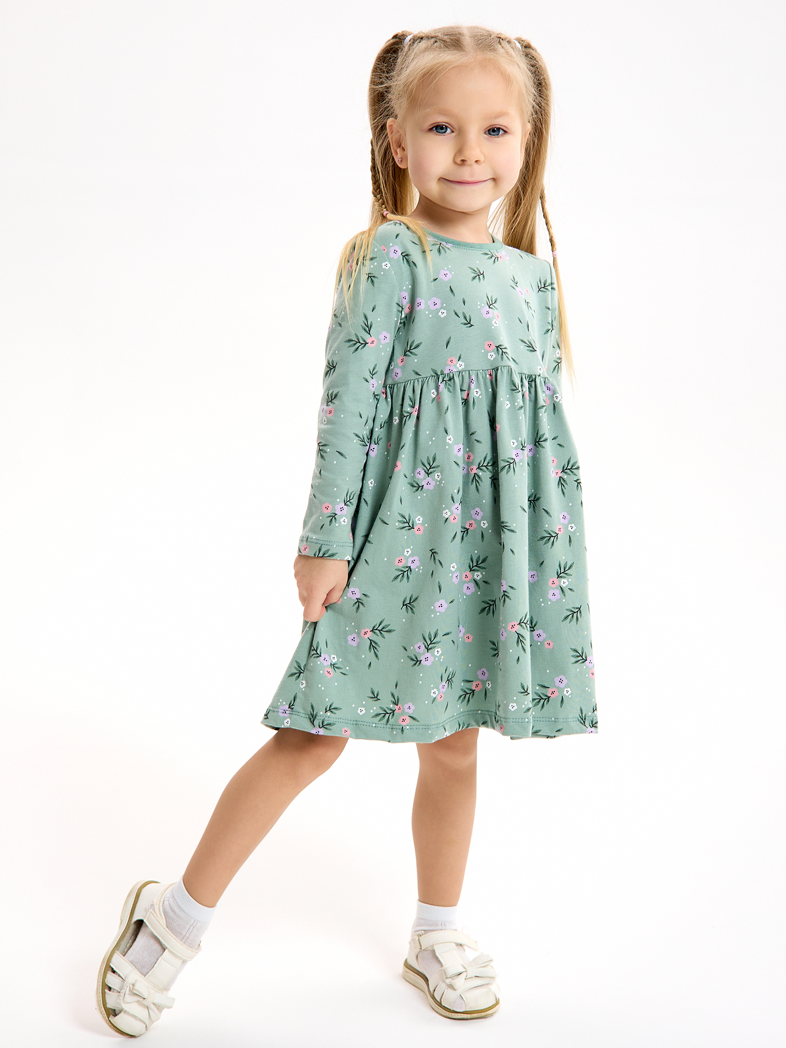 Платье LEVAKIDS платье для девочки_сказочные цветы - фото 4