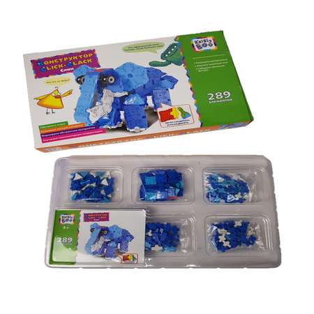 Конструктор Kribly Boo Click-Clack Слон блочный