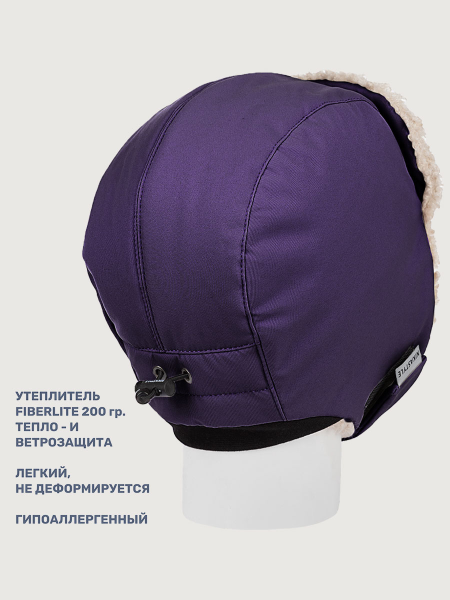 Шапка NIKASTYLE 11з16325 фиолет - фото 4
