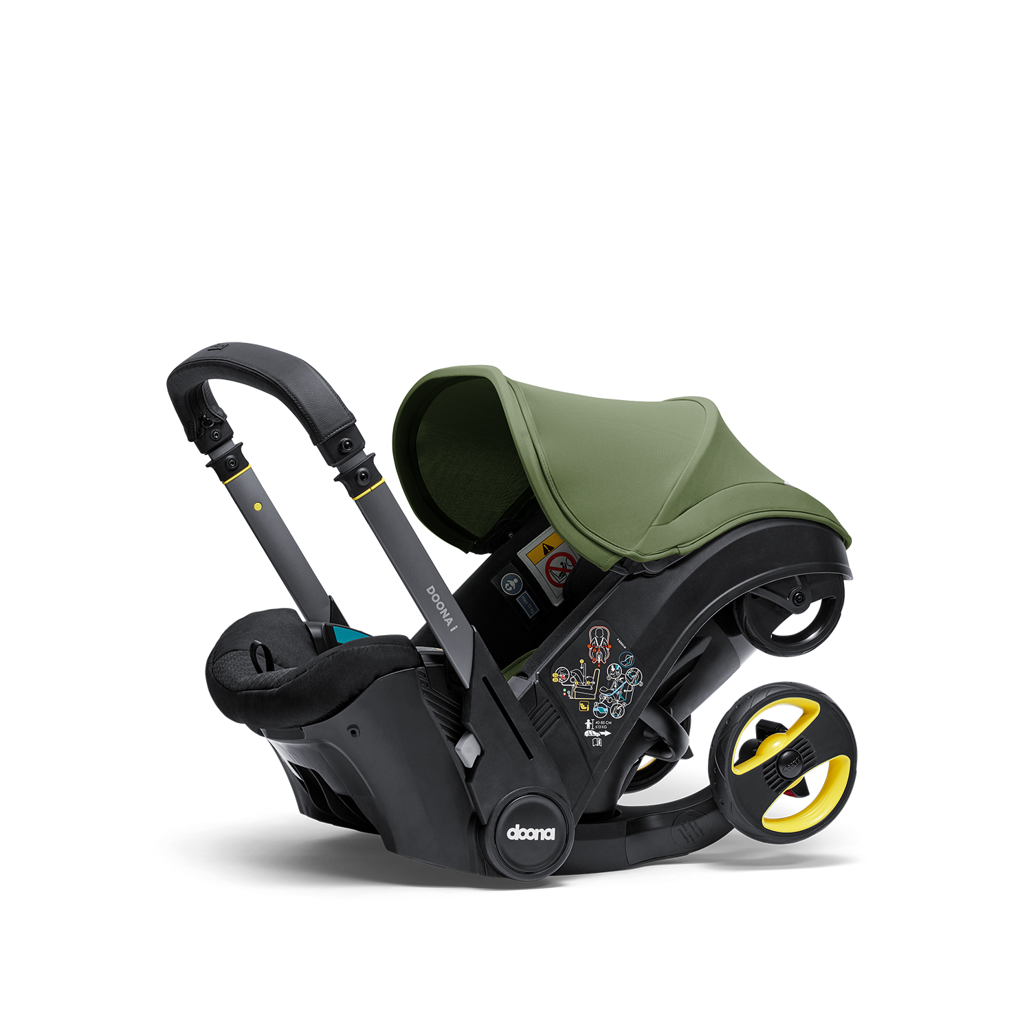 Автокресло Doona i, цвет: Desert Green Isofix 0 (0 -13 кг) - фото 16