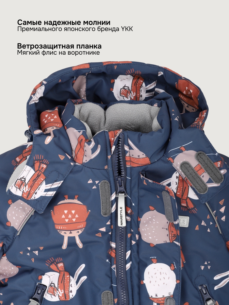 Куртка и полукомбинезон NIKASTYLE 7з0225 неви - фото 12