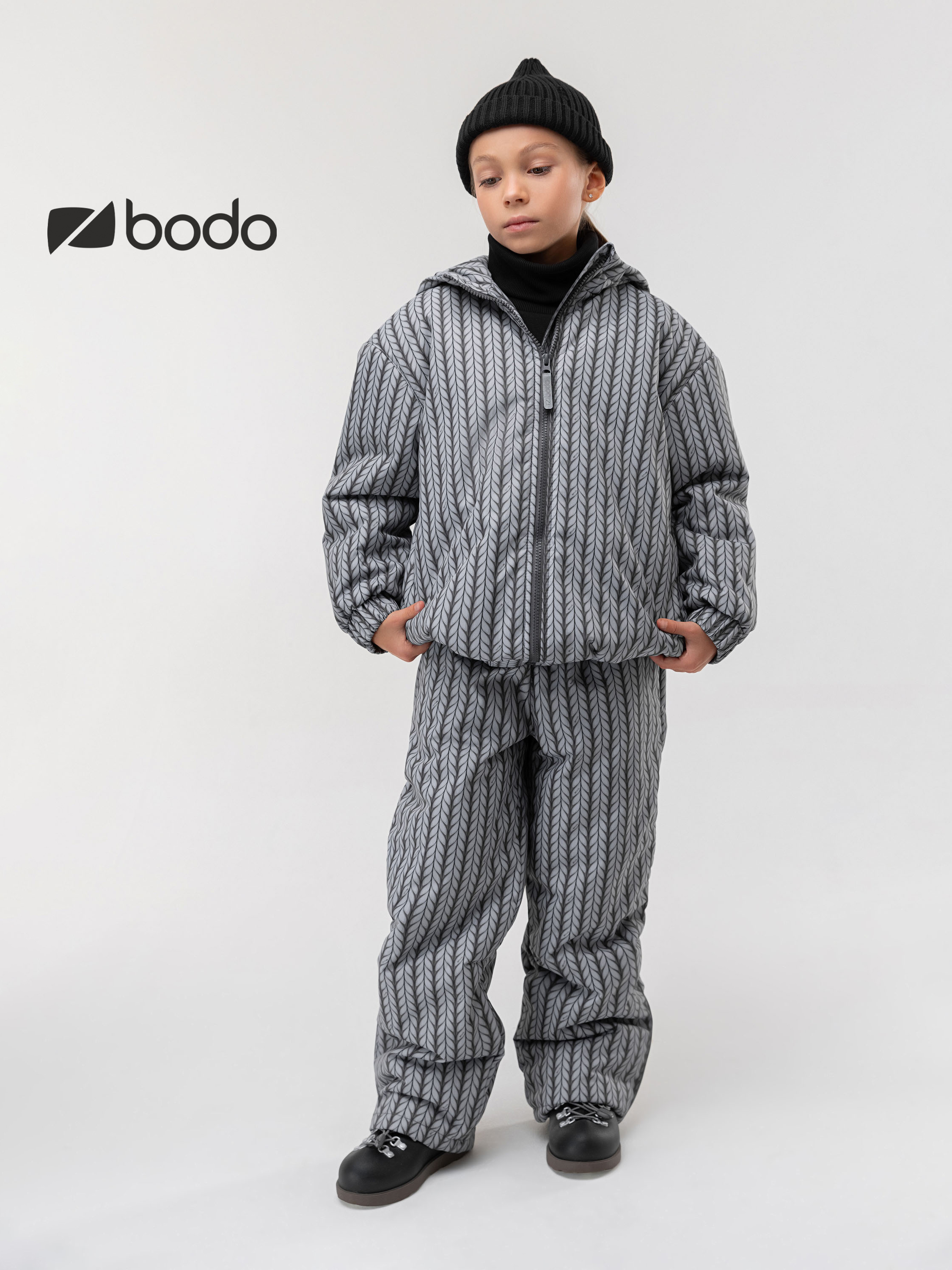 Костюм Bodo 32-94MU_серый - фото 5